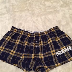 Women’s University of Michigan Boxer Booty Shorts
